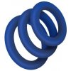 ZOLO EXTRA THICK SILICONE COCK RING 3 PK