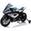 mamido Detská elektrická motorka BMW HP4 Race JT5001 biela