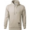 Kopretina - dole na výšku - Mikina pánska Cape s kapucňou - 2XL ( Ľadovo sivá )