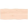 Stolová doska 100x40x(2-6) cm neošetrený masív živé hrany
