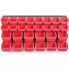 KISTENBERG Závěsný panel s 28 boxy na nářadí ORDERLINE 800x165x400mm KOR1