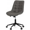 Kancelárska otočná stolička ELISE — látka, viac farieb Sivá
