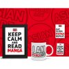ABYstyle Darčekový set Asian Art - Keep Calm and Read Manga (zarámovaný plagát, hrnček, magnet, magnetická záložka)
