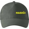 Hasiči názov samostatný - Šiltovka 5P - Univerzálna veľkosť ( Tmavá bridlica (sivá so zeleným nádychom) )
