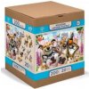 Drevené Puzzle Crazy Pets M 25,4 x 18,2 cm