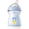 Chicco fľaša dojčenská Natural Feeling chlapec modrá 250 ml