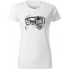 T-ričko Alfa Romeo Giulia GTA dámske tričko Farba trička: Biela, Farba potlače: Čierna, Veľkosť: L