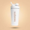 GymBeam Šejker Steel 650 ml White - BeastPink Veľkosť: unisex, Farba: biela, Objem: 650 ml 86449-1-single_variant