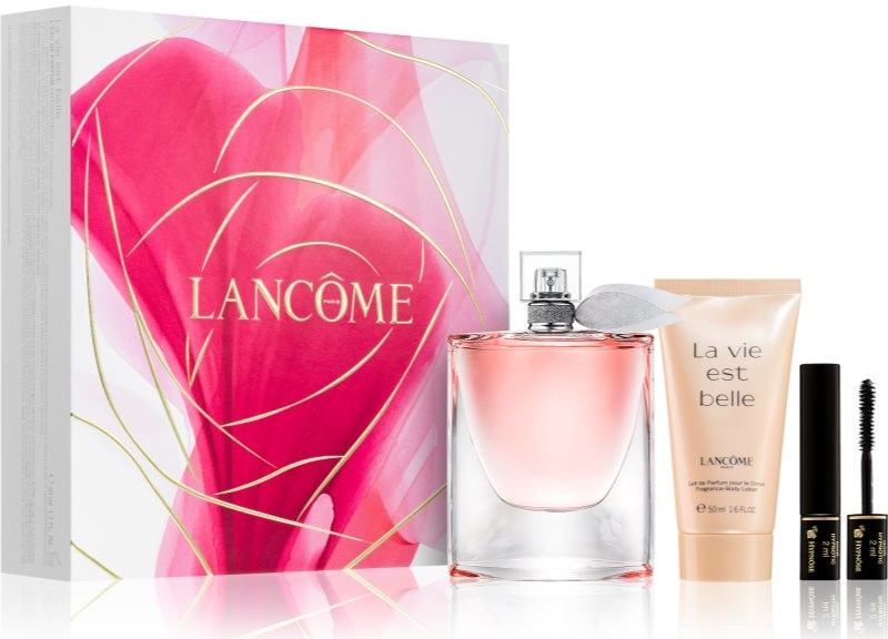 Lancôme La Vie Est Belle La Vie Est Belle parfumovaná voda plniteľná 50 ml + La Vie Est Belle telové mlieko 50 ml + Hypnôse riasenka 2 ml