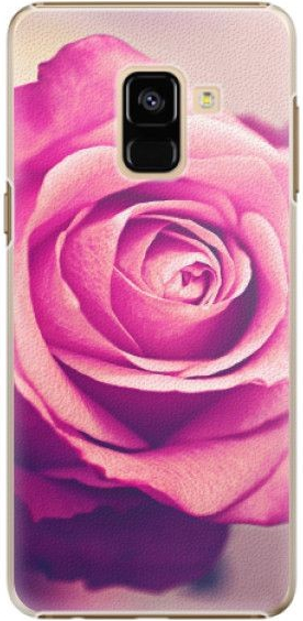 Púzdro iSaprio Pink Rose - Samsung Galaxy A8 2018