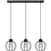 Helam | Luster na lanku STARLIGHT 3xE27/15W/230V čierna/strieborná | HE1349