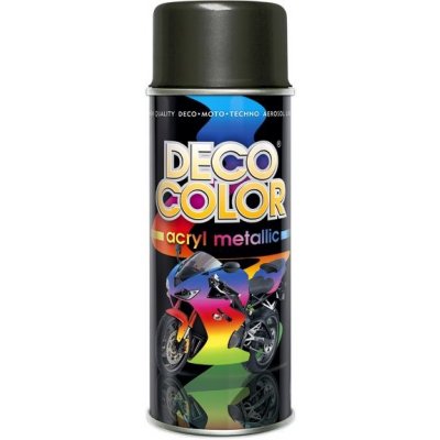 Deco Color Acryl Metallic 400 ml - čierna metalíza
