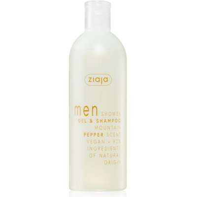 Ziaja Men sprchový gél na telo a vlasy pre mužov Mountain Pepper 400 ml