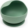 Detská silikónová miska s prísavkou New Baby zelená
