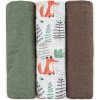 Petite & Mars Sada bambusová mušelínová Moussy Forest Fox 68 x 68 cm 415366 3ks