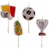 Futbalové narodeninové sviečky 4 modely 8cm (1ks)