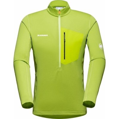 Mammut Outdoorová mikina Aenergy Light ML Half Zip Pull Men Highlime/Granit