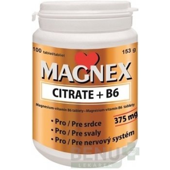 Vitabalans Magnex citrate 375 mg+B6 100 tabliet