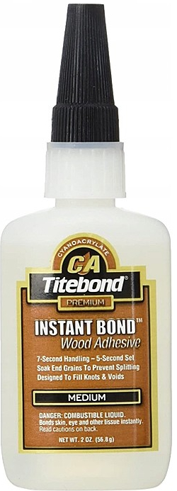 Titebond Instant Medium Rýchloschnúce lepidlo 59 ml 123-6211