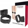 Darkness Beginners Nylon Ankle Cuffs Black - Putá Na Nohy