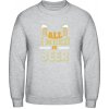 AWDis Mikina - All I Need is Beer - Šedivá sivá - XL - Pánske