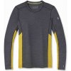 Smartwool M MERINO SPORT 150 LONG SLEEVE CREW charcoal heather-golden olive Veľkosť: M tričko