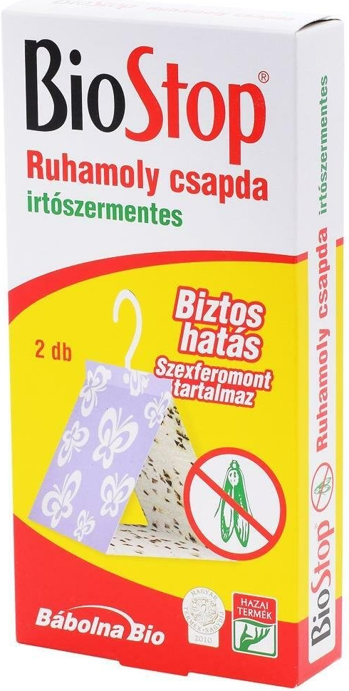 BioStop lepová a monitorovacia pasca na šatové mole, 2ks/bal