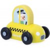 Janod Cross roads: Drevené tlačacie auto Taxi
