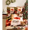 3 dielne 3D obliečky Polycotton Vianočné Cat 200x140cm+90x70cm TiaHome