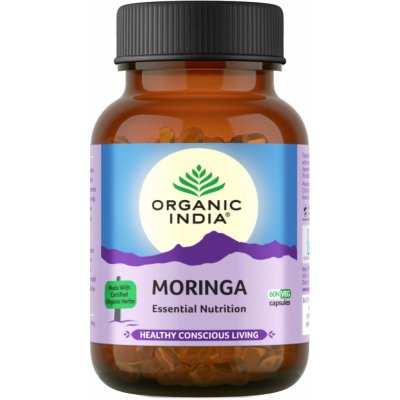 Moringa kapsule Vitamíny a minerály Organic India 60 kapsúl