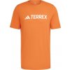 Pánske funkčné tričko adidas, TERREX MULTI CLIMACOOL LOGO Oranžová,Biela M