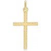 Lillian Vassago Zlatý prívesok latinský krížik s gravírovaním LLV22 GP045Y
