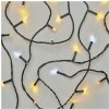 Vianočné osvetlenie na stromček BLIKAJÚ 80 LED TEPLÉ CHLADNÉ PEVNÉ + FLASH + ČASOVAČ