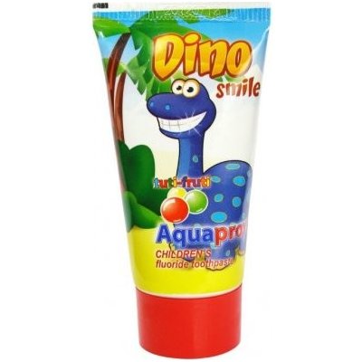 Aquaprox Dino Smile Tutti-Frutti detská zubná pasta s fluórom 60g