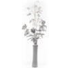 Vetvička MagicHome Vianoce, MoneyPlant.White, biela, 56x107 cm