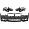KITT Front Bumper suitable for BMW 3 Series F30 F31 Non LCI & LCI (2011-2018) M3 Sport EVO Design with Full LED Angel Eyes Headlights