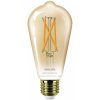 Philips ST64 E27 2000/5000 K oranžová LED žárovka