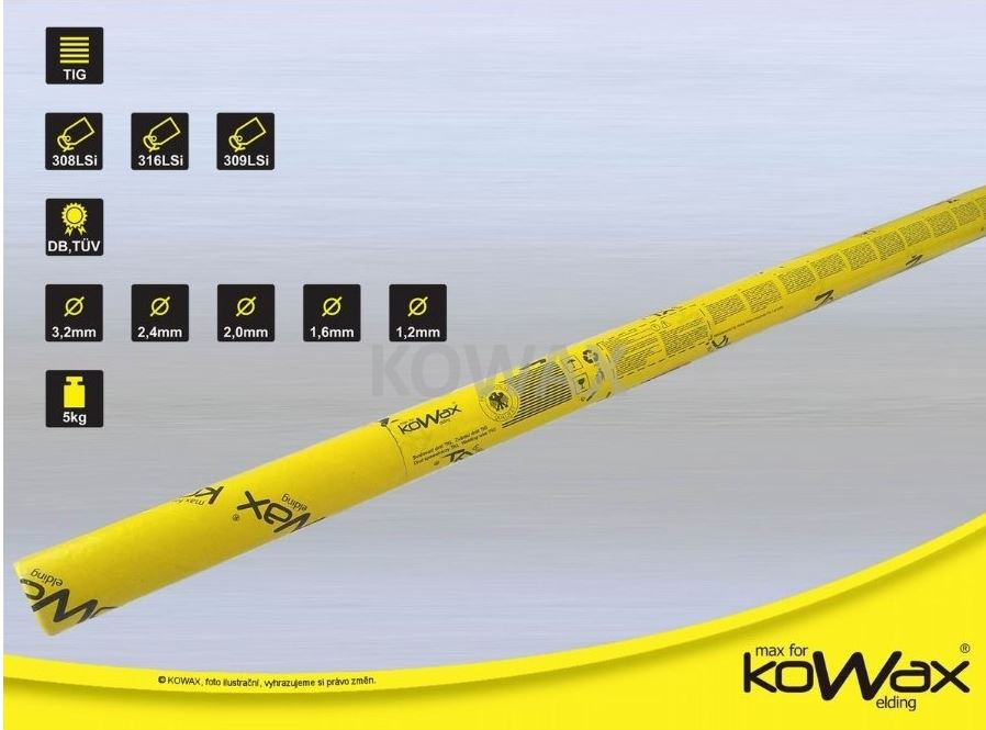 Kowax 308LSi TIG 2,4 mm 5 kg