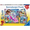 RAVENSBURGER Puzzle Kúzelné morské panny 3x49 dielikov