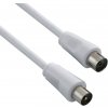 PremiumCord TV propojovací kabel M/F 75 Ohm 20m ktmf20