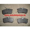Ford Focus 11/98-10/04 -zadné brzdové platničky sada 