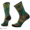 Smartwool BIKE ZERO CUSHION ALOHA FOREST PRINT CREW ponožky, twilight blue M