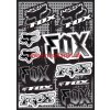 Nálepky moto FOX 9 (Sada nálepiek)