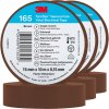 3M Izolačná páska Temflex 165, rozmer 15 mm × 10 m × 0,15 mm, farba hnedá, 3 ks