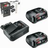 BOSCH Štartovacia sada 18 V (2× 2,5 Ah + AL 18V-44) 1600A031T5