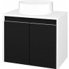 Dreja Skrinka pod umývadlo VISIT SZD2 60 (umývadlo Circo) - N01 Biela lesk / Úchytka T34 - nerez / M17 Čierna mat