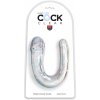 Pipedream King Cock Double Trouble Medium Clear
