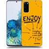 Picasee silikónový čierny obal pre Samsung Galaxy S20 G980F - Enjoy