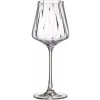 Crystal Bohemia Cettia optic poháre na víno 370 ml 6 ks