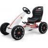 Detská šliapacia motokára Go-kart Milly Mally Abarth biela